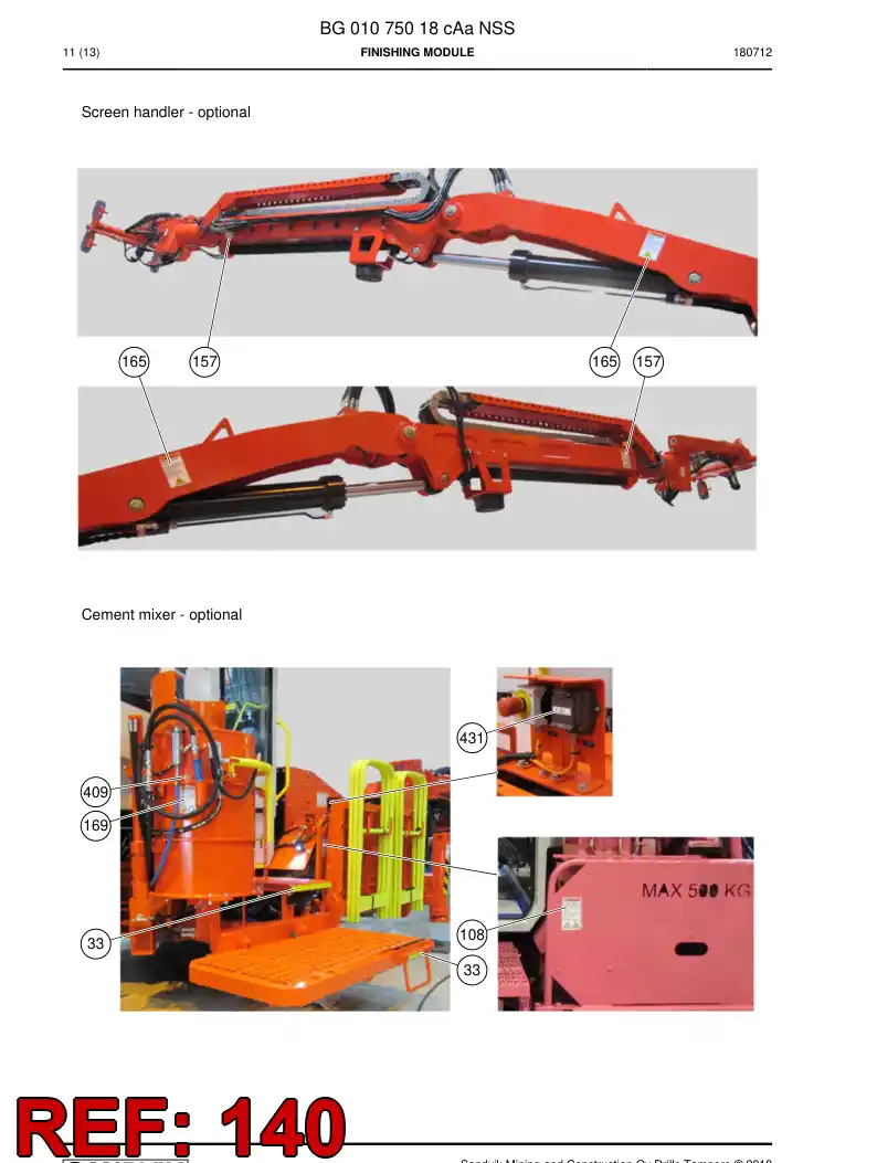 55219018a 552 190 18a Sign - Sandvik Technical Drawing