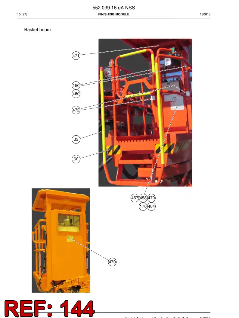 55219059 552 190 59 Sign - Sandvik Technical Drawing