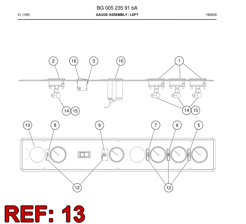 55219227b 552 192 27b PRING, INSTRUMENT - Sandvik Technical Drawing