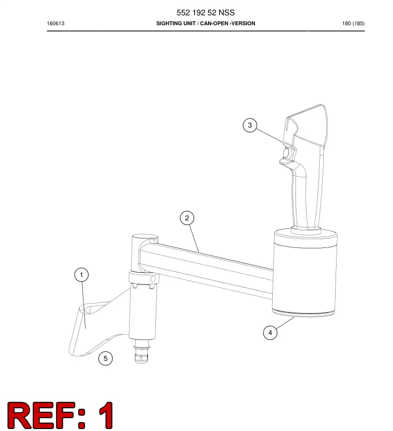 55219253 552 192 53 Bracket - Sandvik Technical Drawing