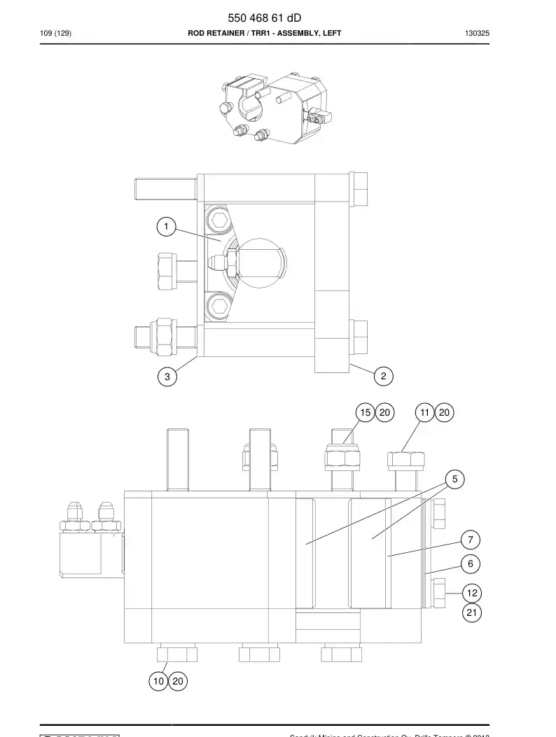 55219256a 552 192 56a Jaw - Sandvik Technical Drawing
