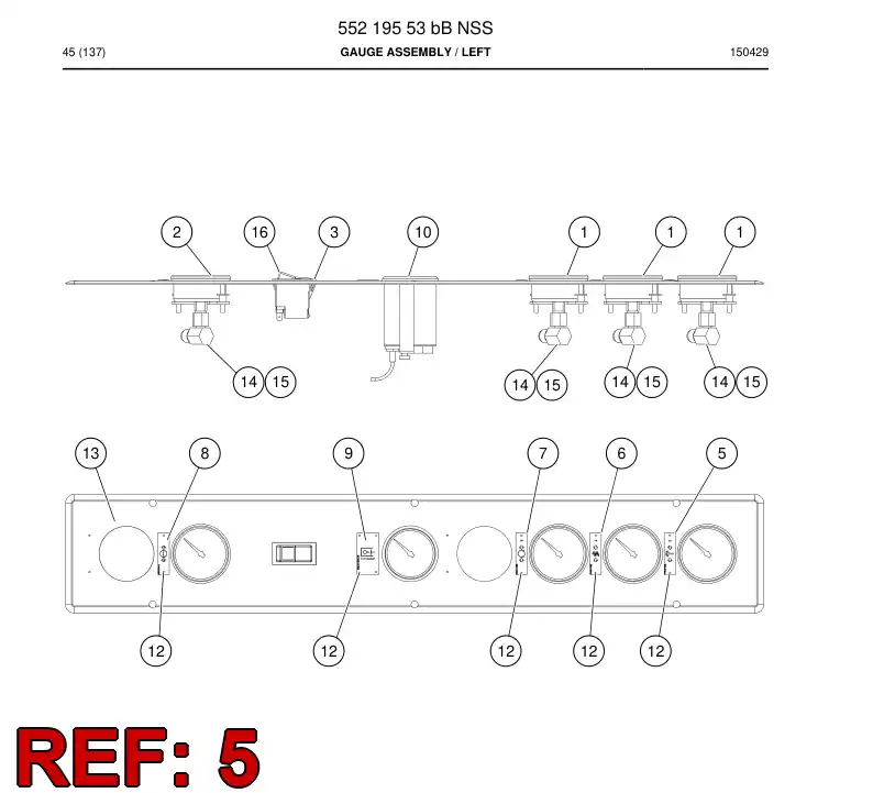 55219643 552 196 43 Sign - Sandvik Technical Drawing