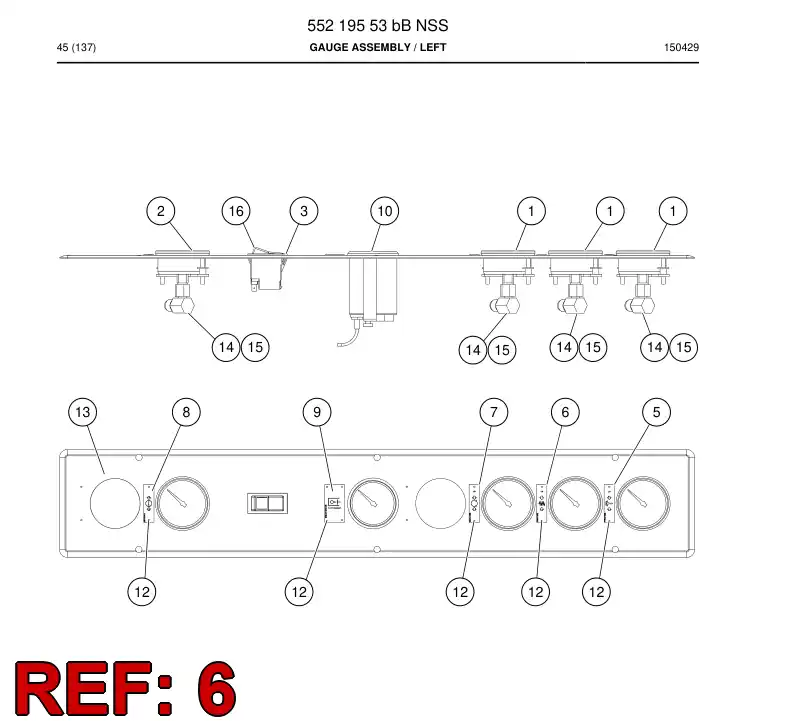55219647 552 196 47 Sign - Sandvik Technical Drawing