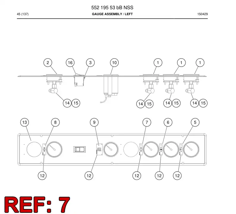 55219653 552 196 53 Sign - Sandvik Technical Drawing