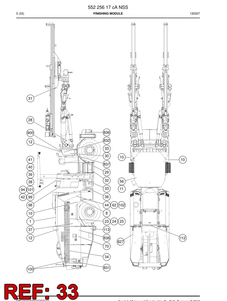 55219944 552 199 44 Tape - Sandvik Technical Drawing