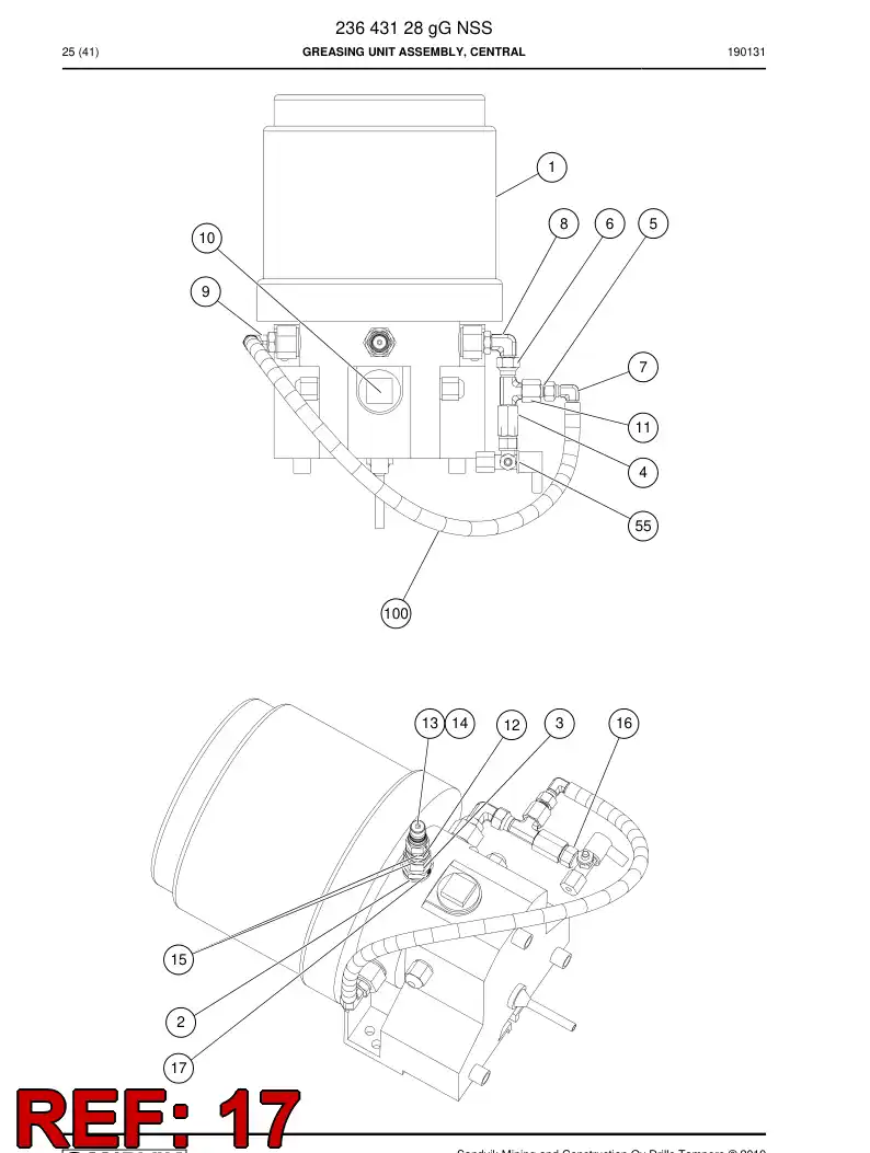55220176a 552 201 76a PIEZA DE REDUCCIN - Sandvik Technical Drawing