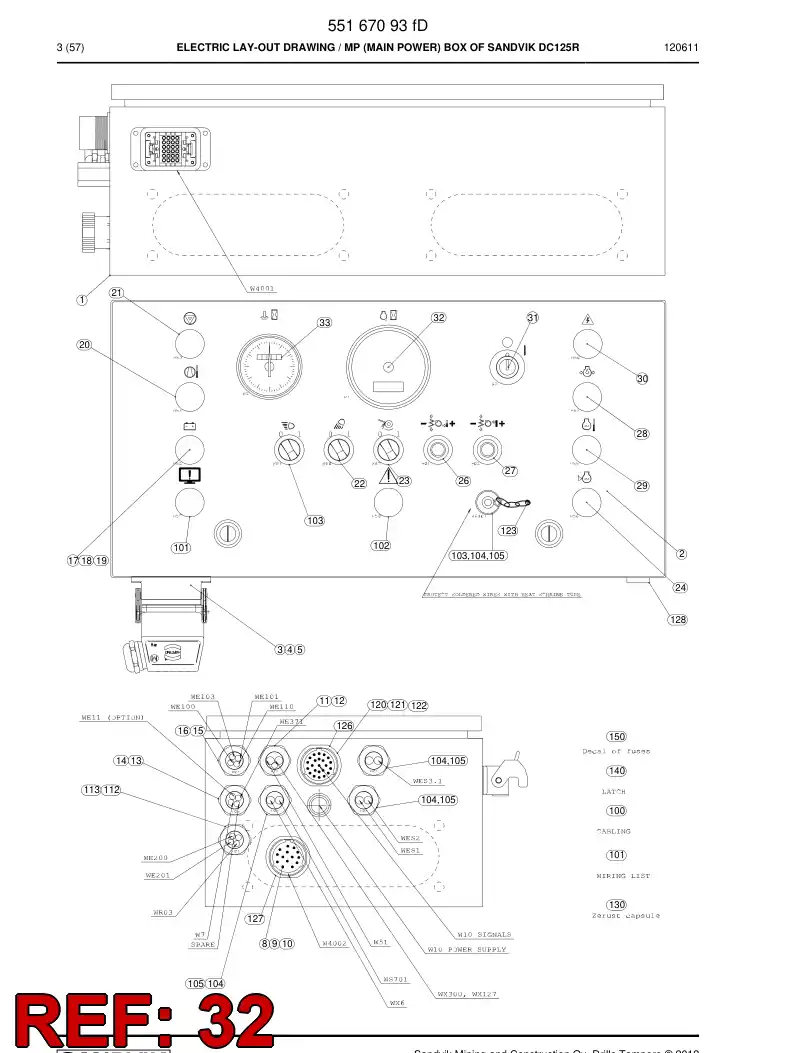 55220255 552 202 55 PRING METER - Sandvik Technical Drawing