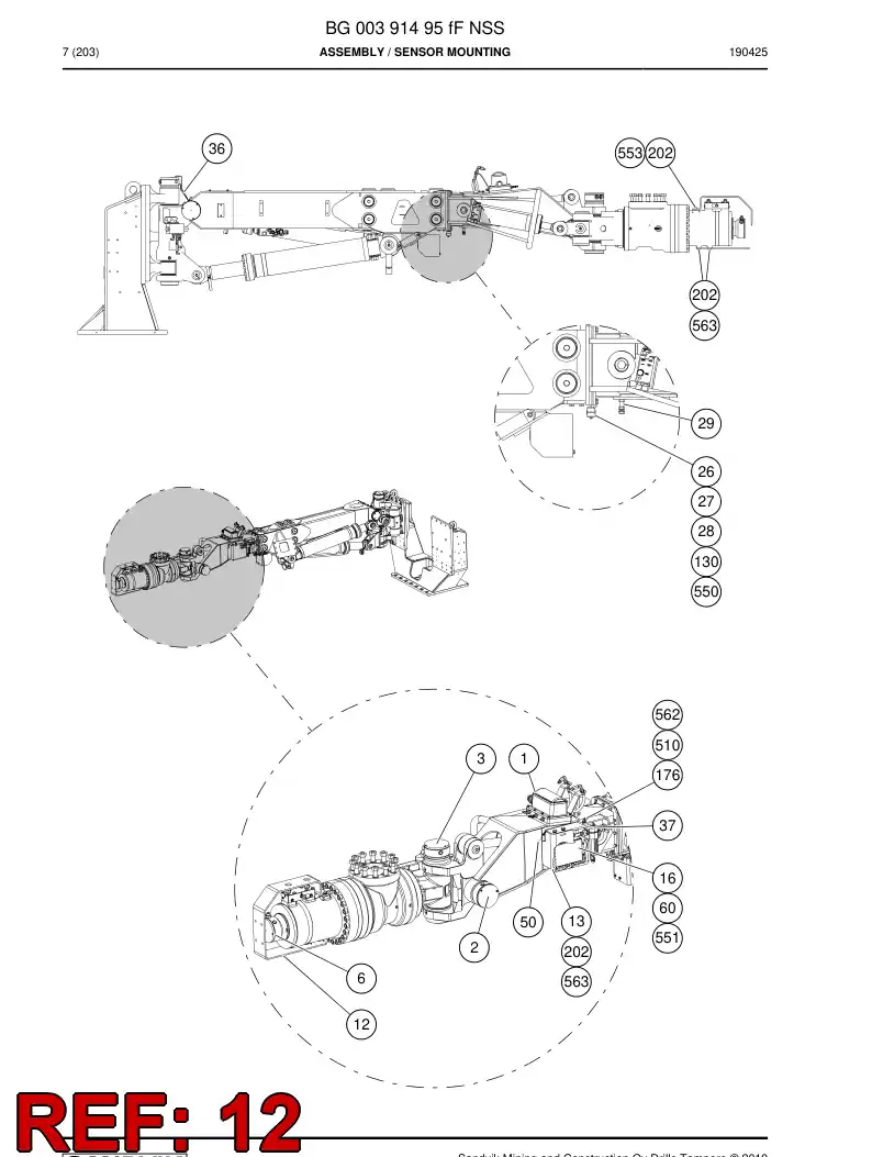 55220507a 552 205 07a Plate - Sandvik Technical Drawing