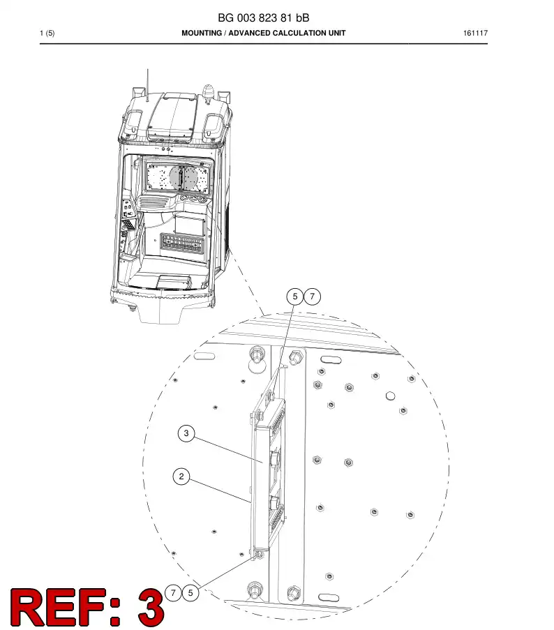 55220614a 552 206 14a COMPUTADOR - Sandvik Technical Drawing