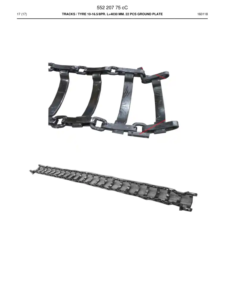 55220775c 552 207 75c Tracks - Sandvik Technical Drawing