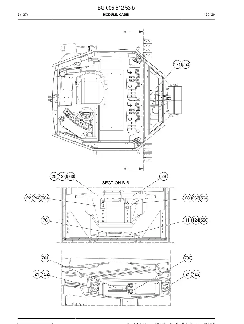 55220888 552 208 88 Sign - Sandvik Technical Drawing