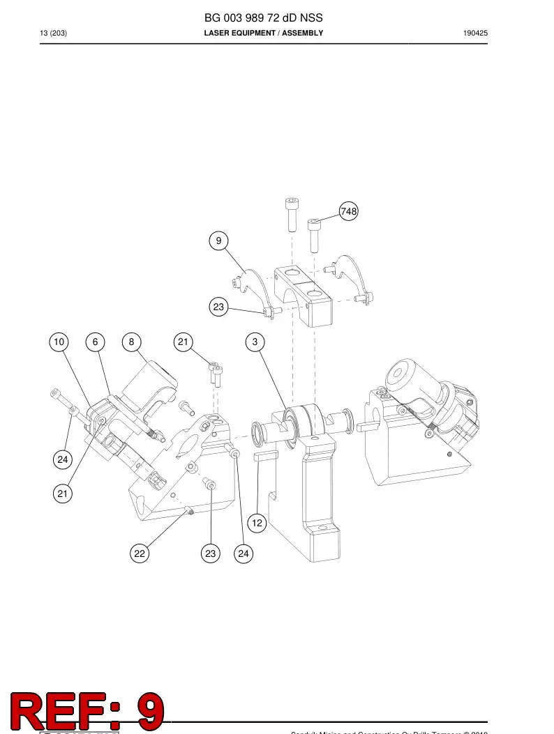 55221149b 552 211 49b Plate - Sandvik Technical Drawing