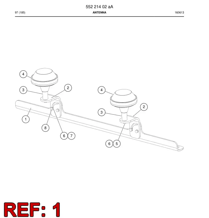 55221400 552 214 00 Bracket - Sandvik Technical Drawing