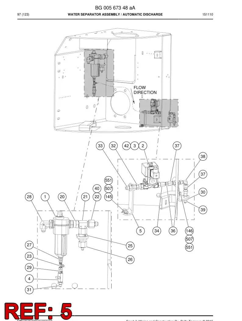 55222254 552 222 54 Plate - Sandvik Technical Drawing