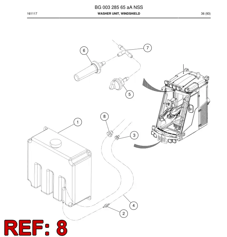 55222256a 552 222 56a Ring, Rubber - Sandvik Technical Drawing