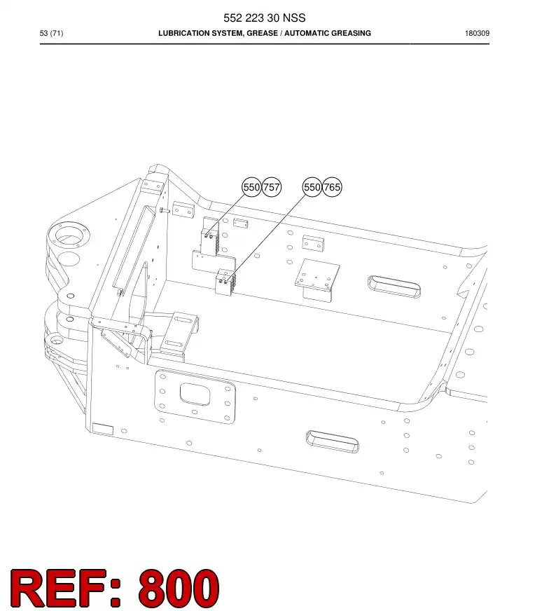 55222501 552 225 01 Set - Sandvik Technical Drawing