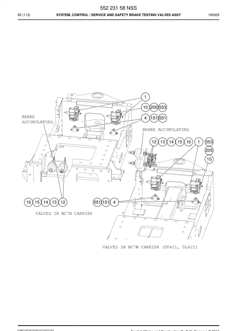 55223158 552 231 58 System, Control - Sandvik Technical Drawing