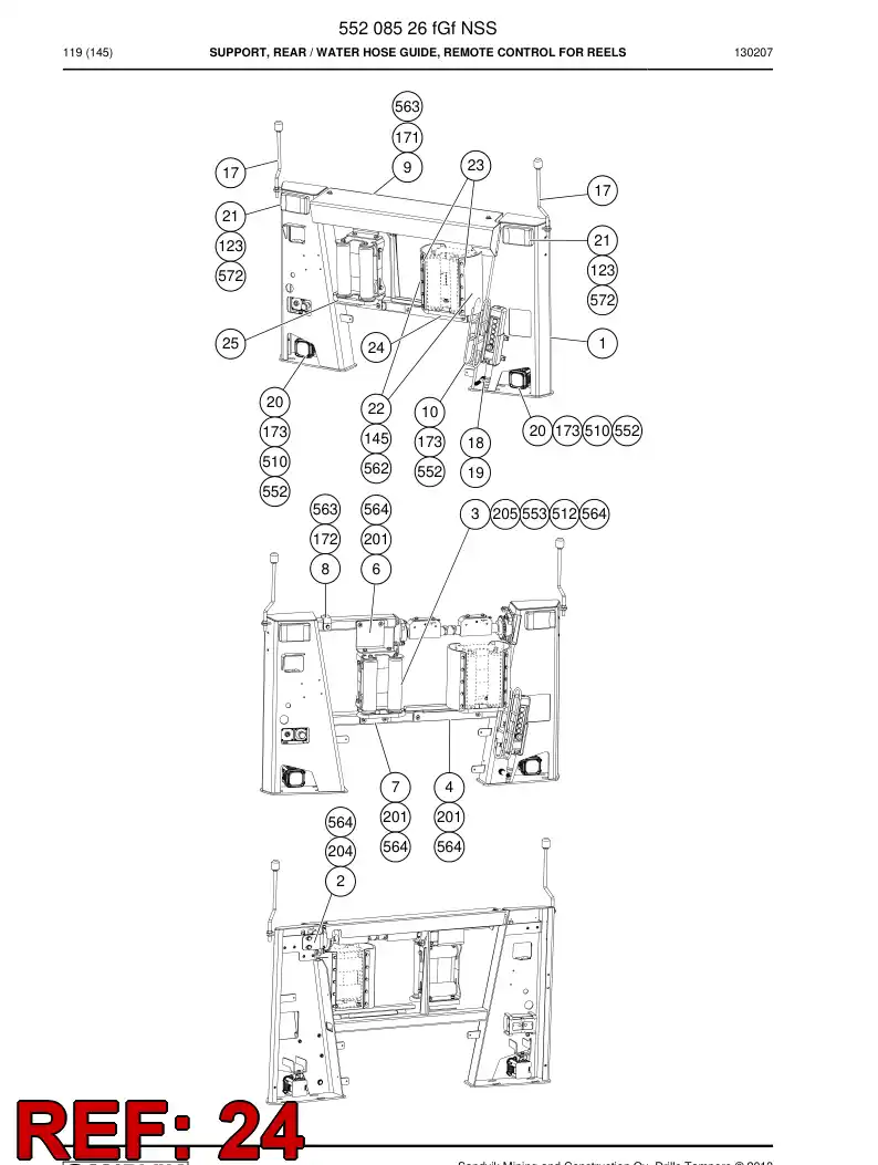 552 241 88b Guide - drawing