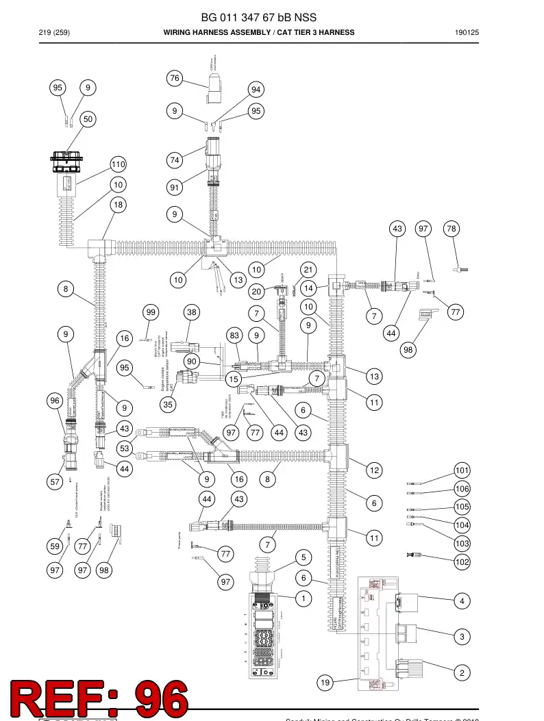 55224538 552 245 38 Accessories, Connector - Sandvik Technical Drawing