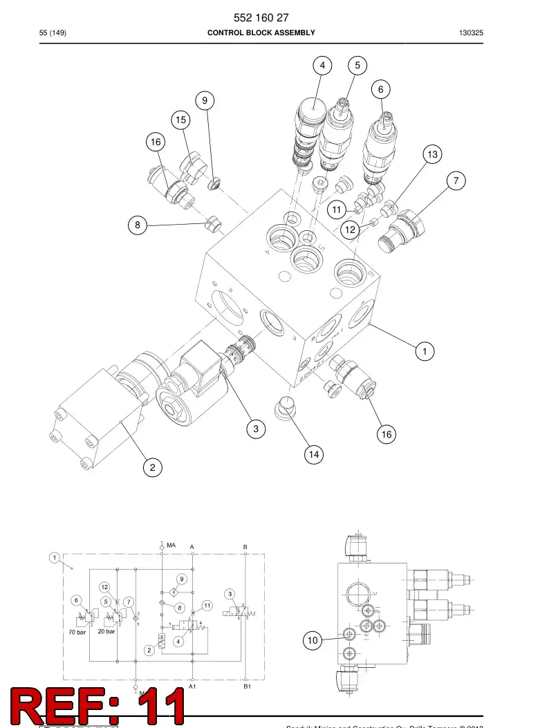 55224679 552 246 79 ORIFICIO - Sandvik Technical Drawing