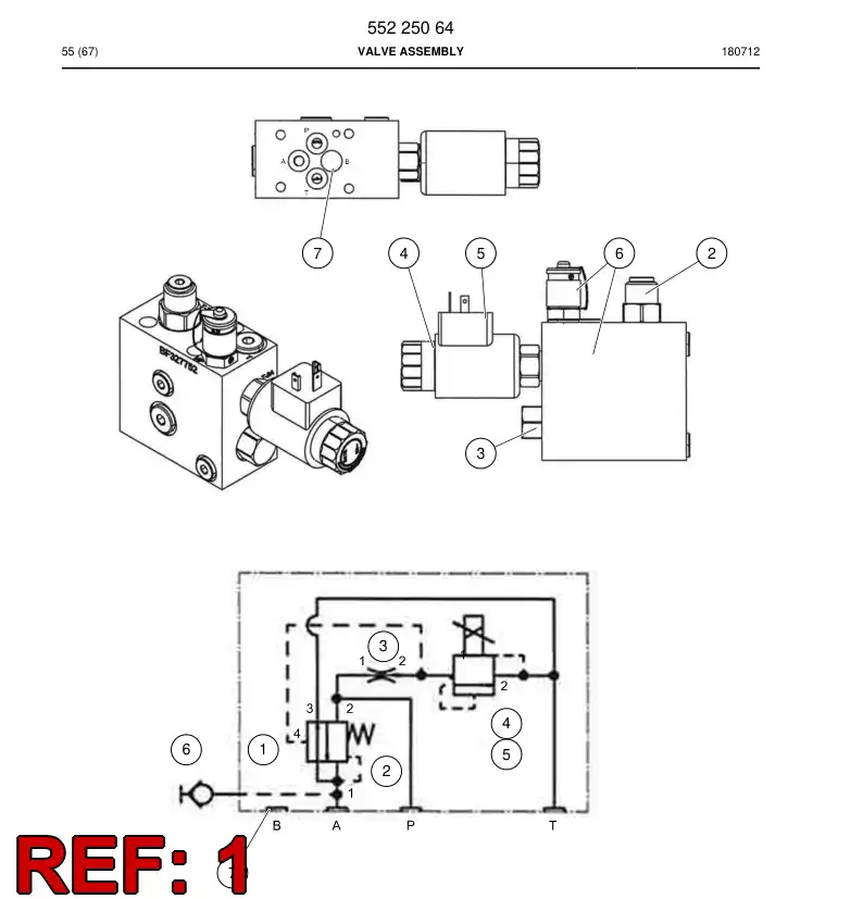 55225046 552 250 46 SEO DA VLVULA - Sandvik Technical Drawing
