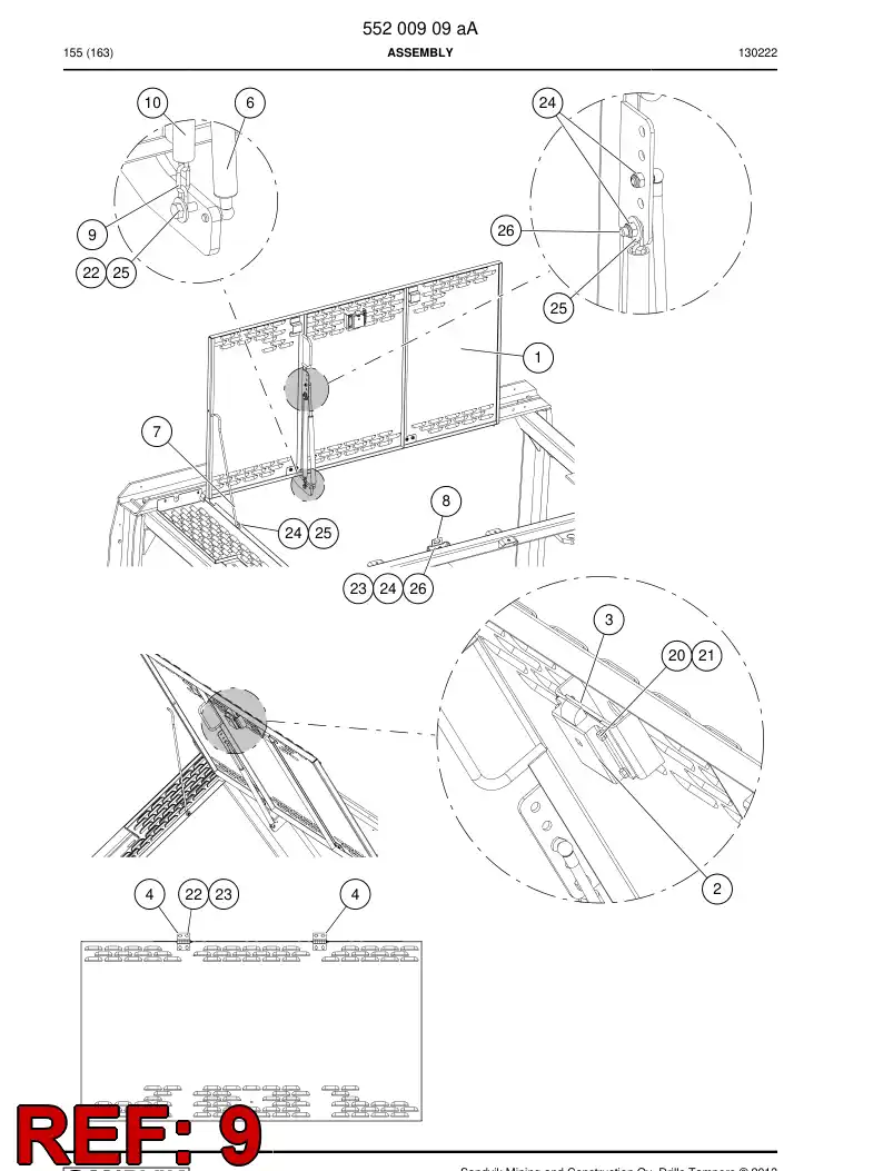 55225563 552 255 63 Chain - Sandvik Technical Drawing