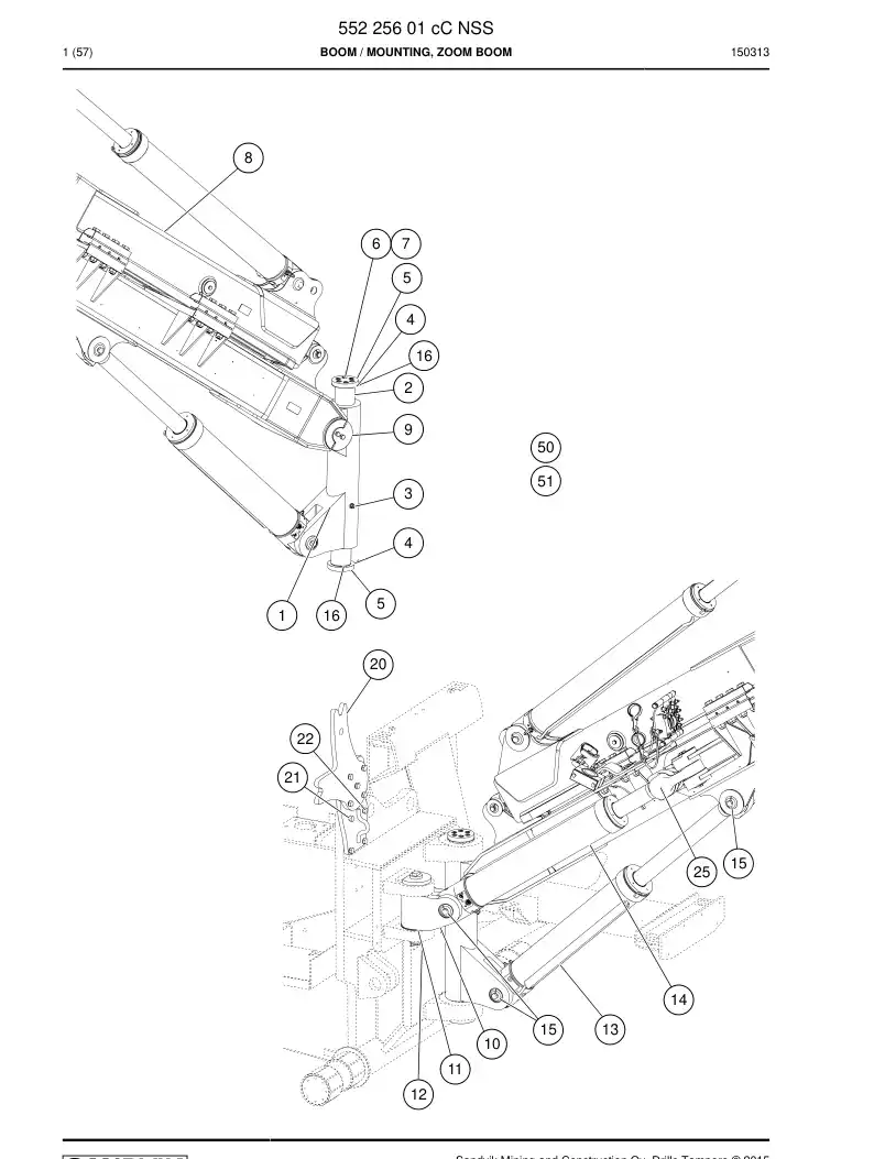 55225601c 552 256 01c Boom - Sandvik Technical Drawing