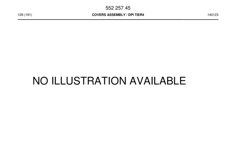 55225745 552 257 45 Covers Assembly - Sandvik Technical Drawing