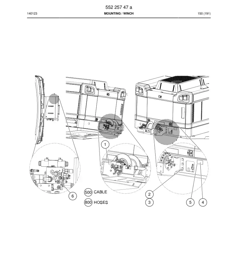 55225747a 552 257 47a Mounting - Sandvik Technical Drawing