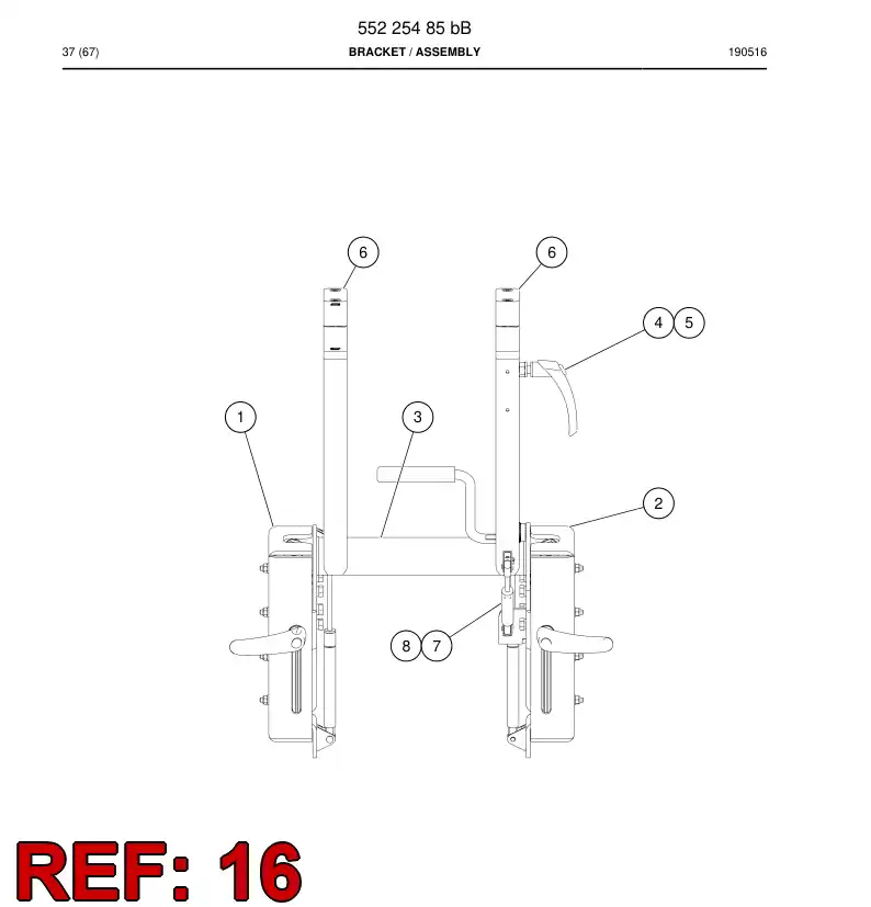 55225993 552 259 93 Hexagon socket head screw - Sandvik Technical Drawing