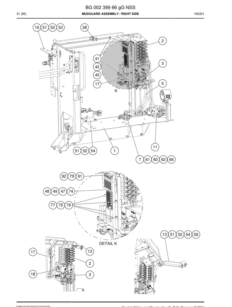 55226094g 552 260 94g Module, Interface - Sandvik Technical Drawing
