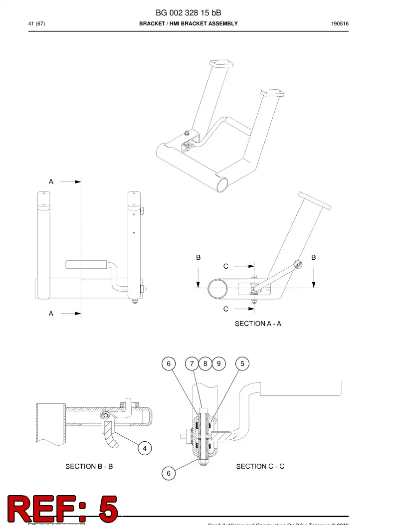 55226184 552 261 84 Spring - Sandvik Technical Drawing
