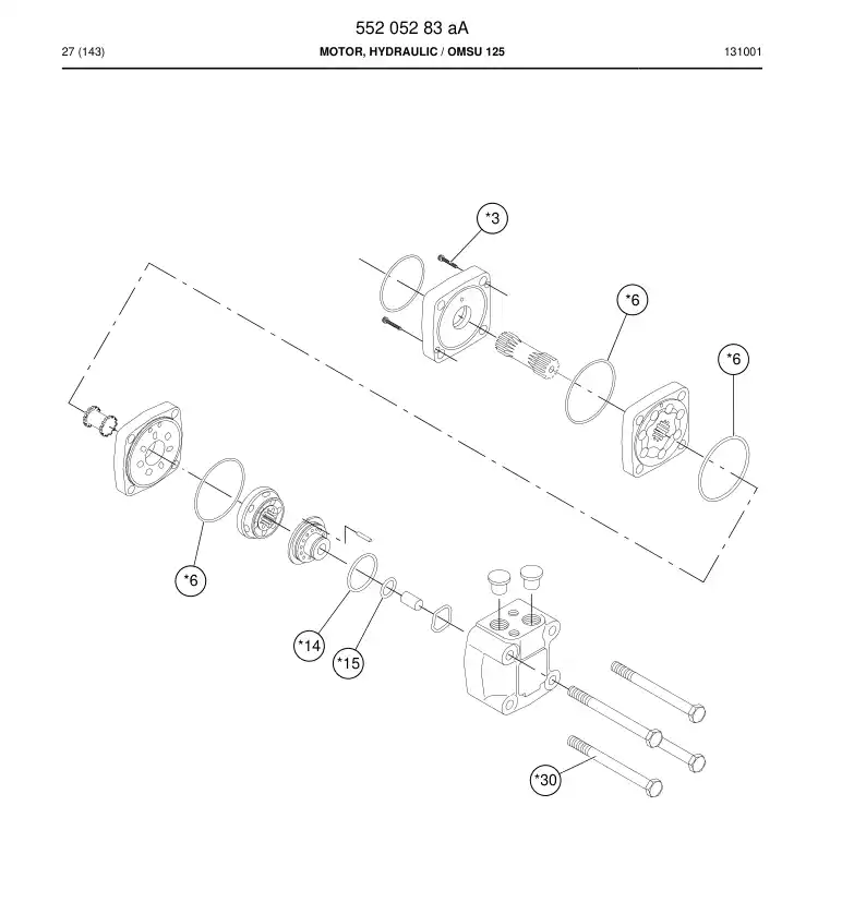 55226301 552 263 01 Hexagon head bolt - Sandvik Technical Drawing