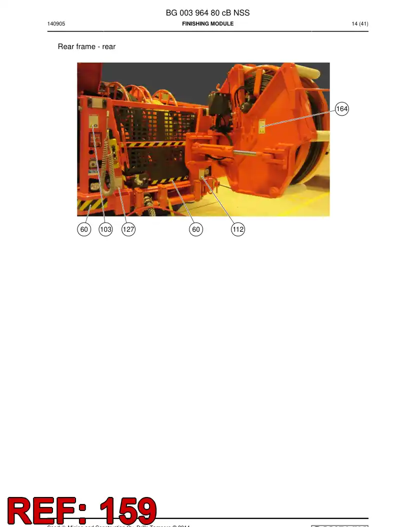 55226585 552 265 85 Sign - Sandvik Technical Drawing