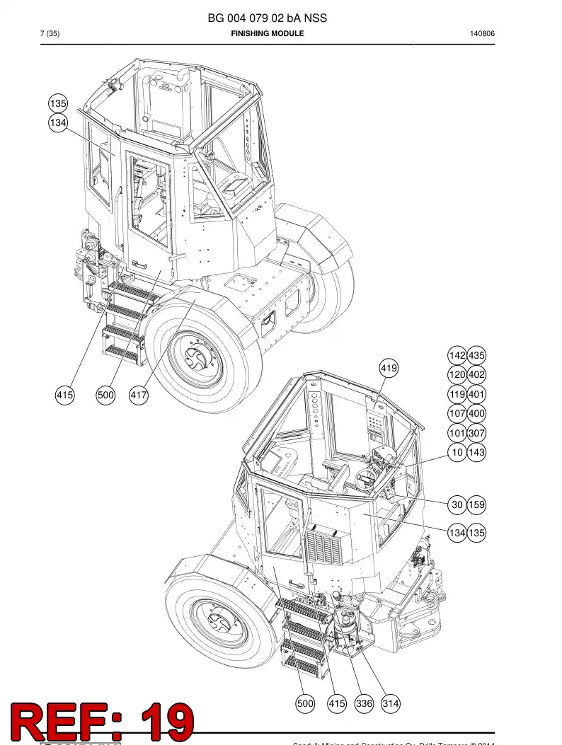 55227046 552 270 46 Sign - Sandvik Technical Drawing