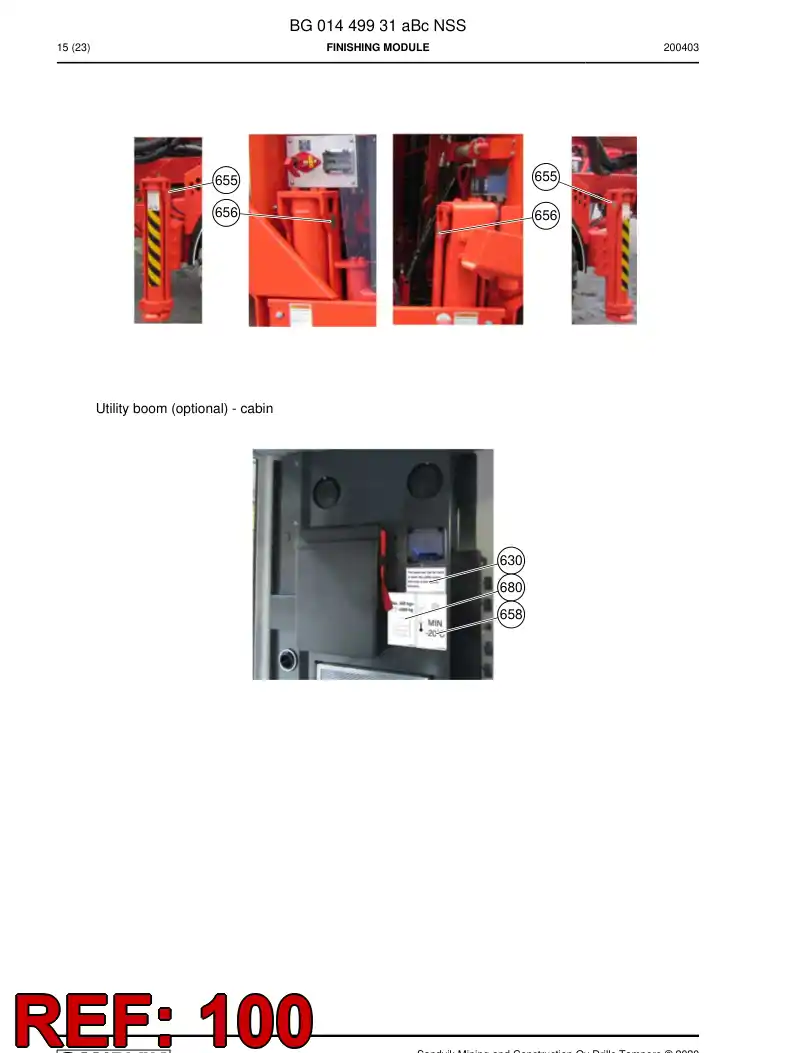 55227126i 552 271 26i Label Set, Safety - Sandvik Technical Drawing