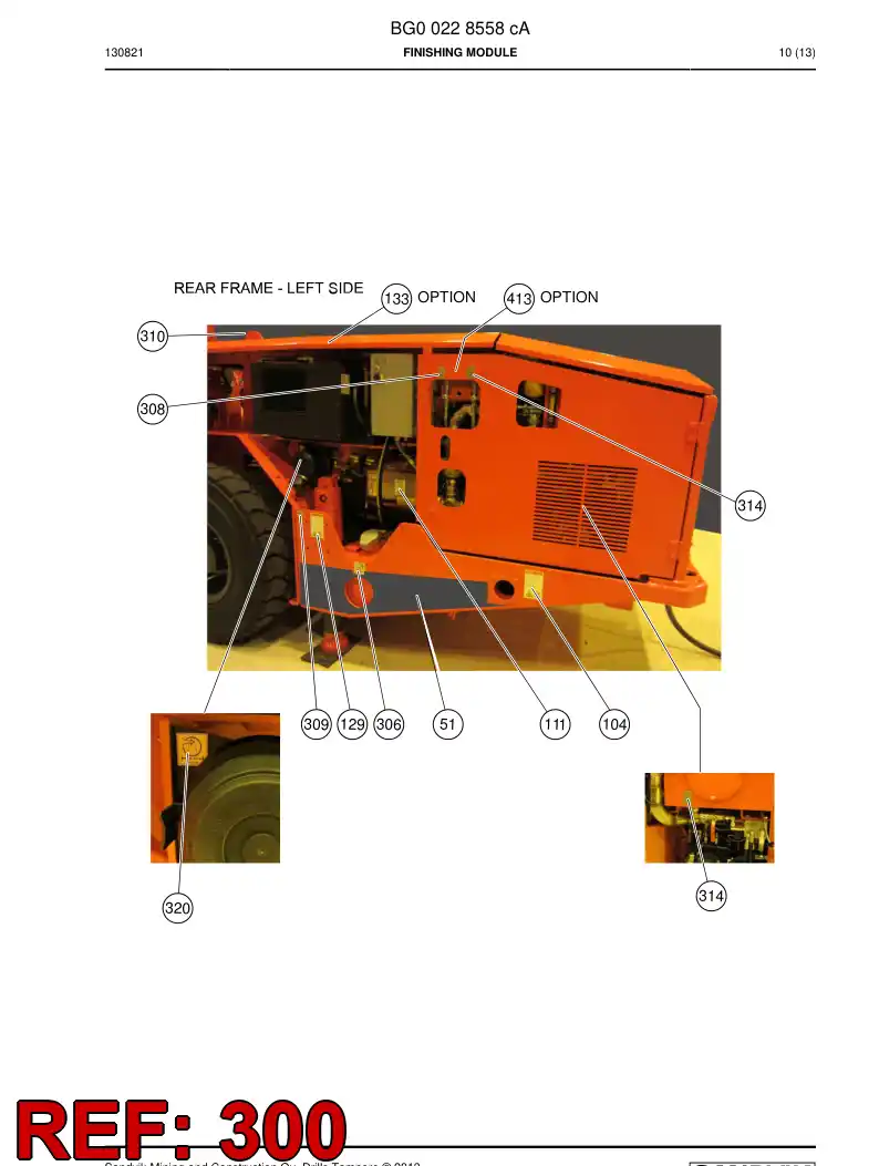 55227352d 552 273 52d Sign set - Sandvik Technical Drawing