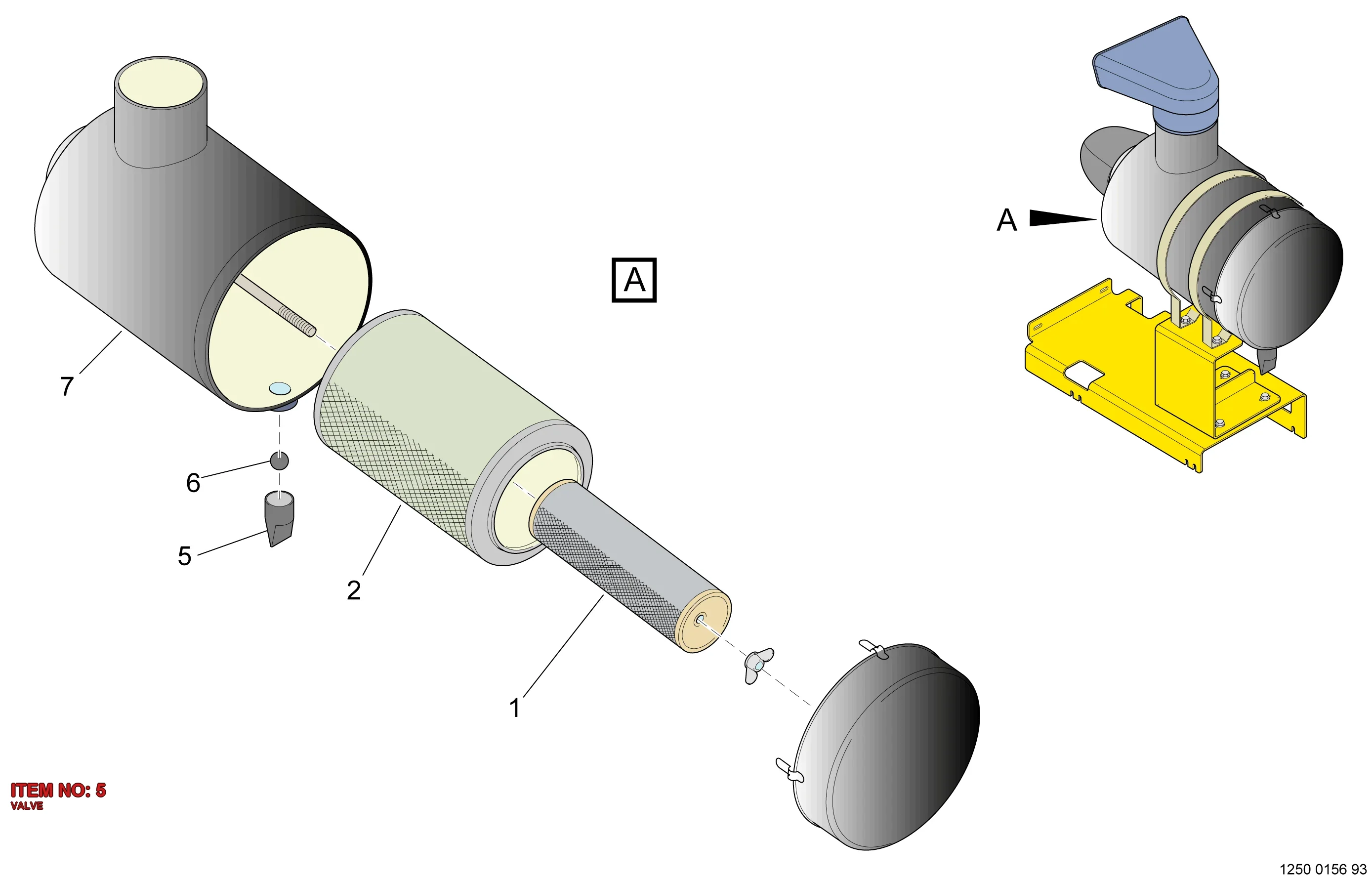 5532 8779 00 VALVE - Technical Drawing