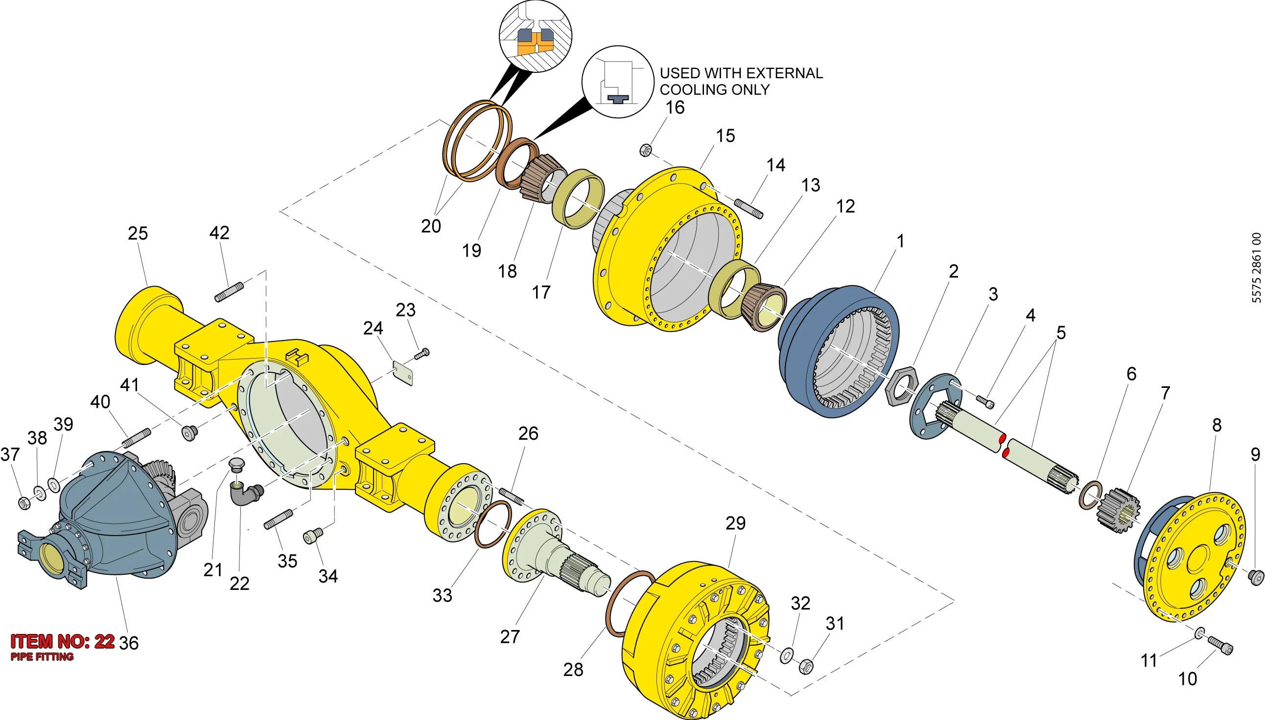 5533 9992 00 PIPE FITTING - Technical Drawing