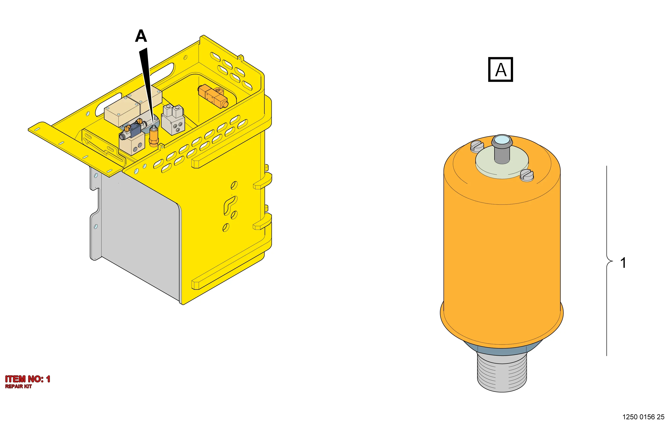5534 8485 00 REPAIR KIT - Technical Drawing