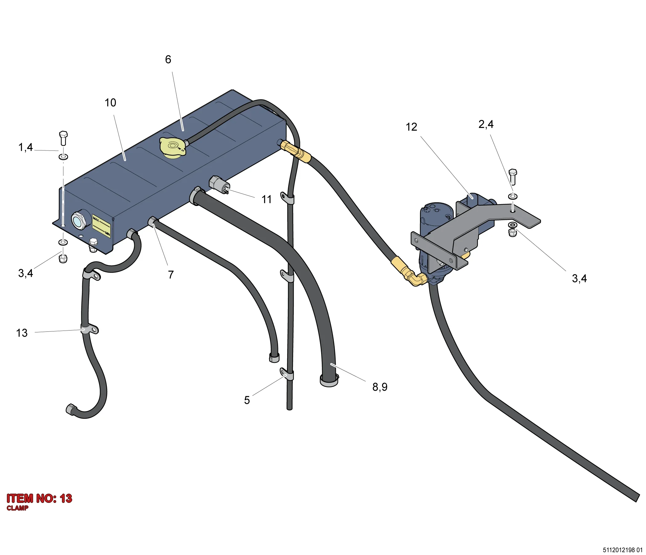 5535 1971 00 CLAMP - Technical Drawing