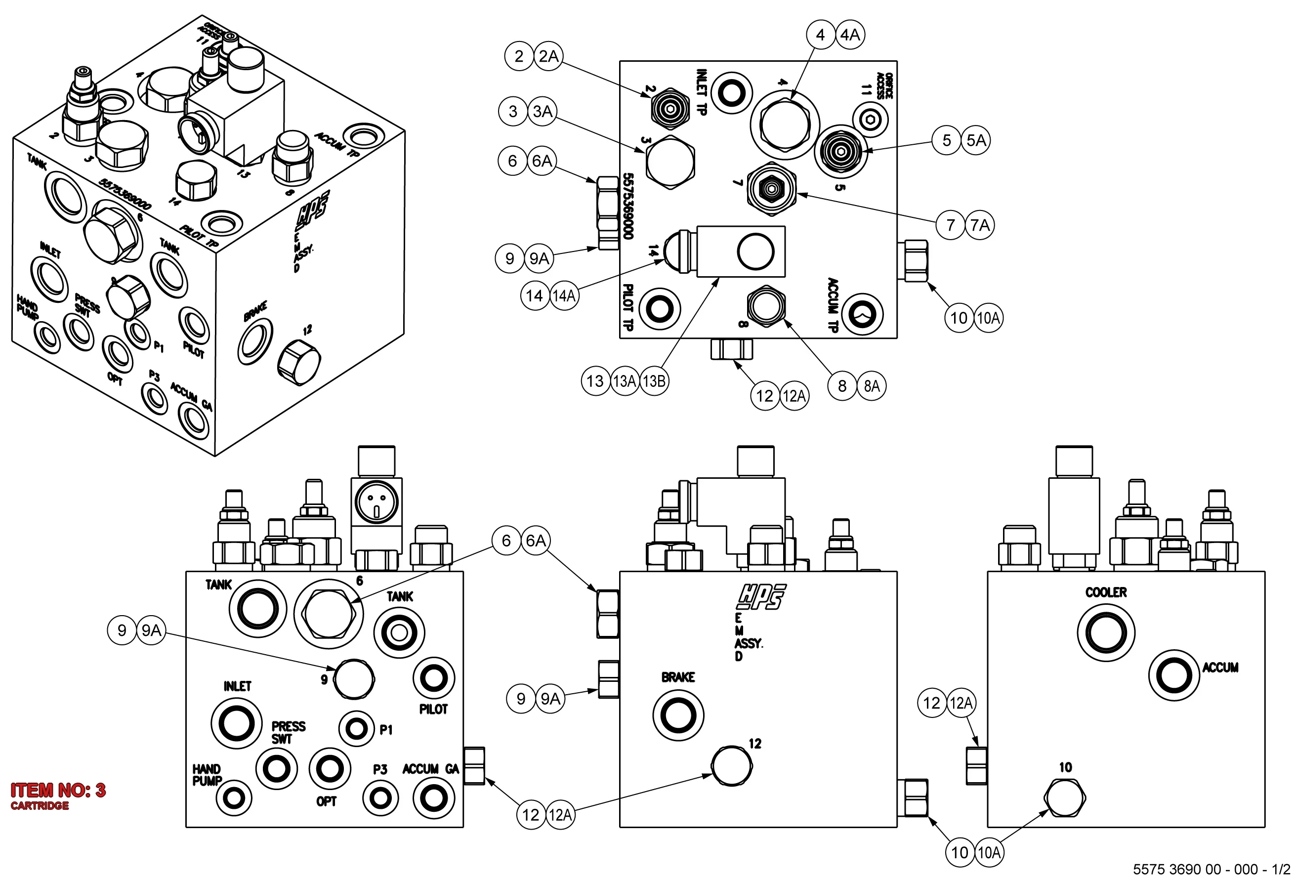 5537 5455 00 CARTRIDGE - Technical Drawing
