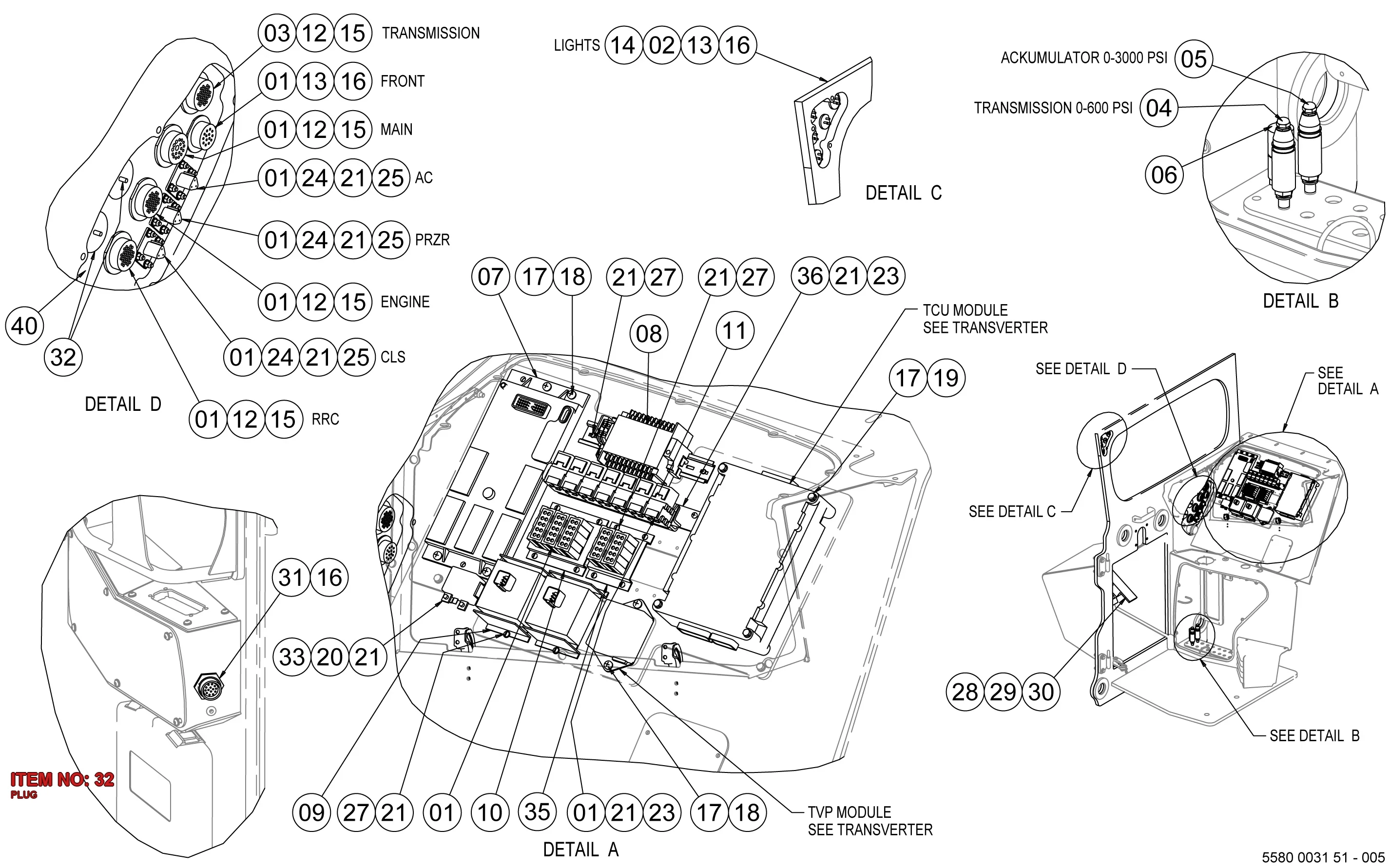 5540 3916 00 PLUG - Technical Drawing