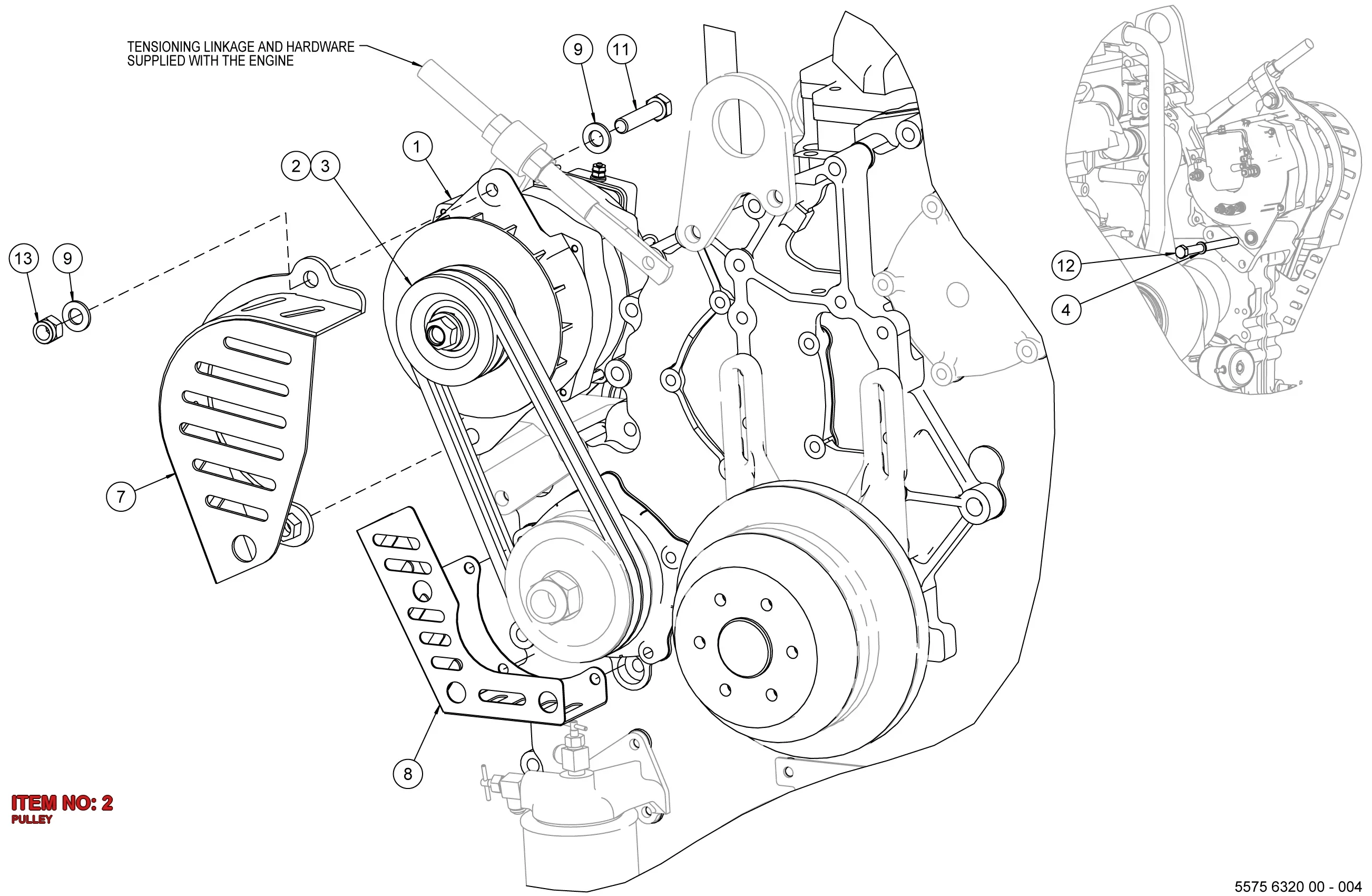 5540 4659 00 PULLEY - Technical Drawing
