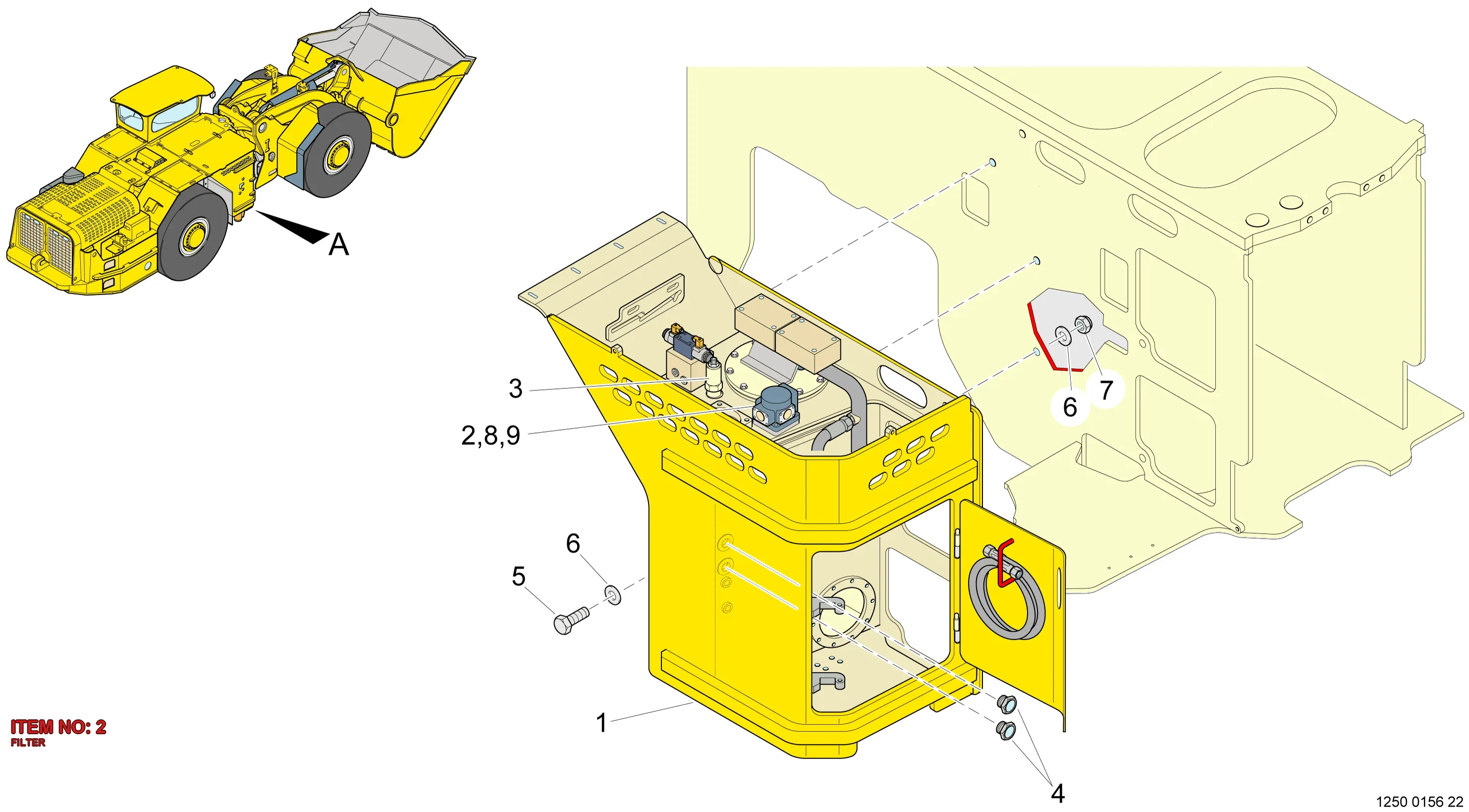 5540 6494 00 FILTER - Technical Drawing
