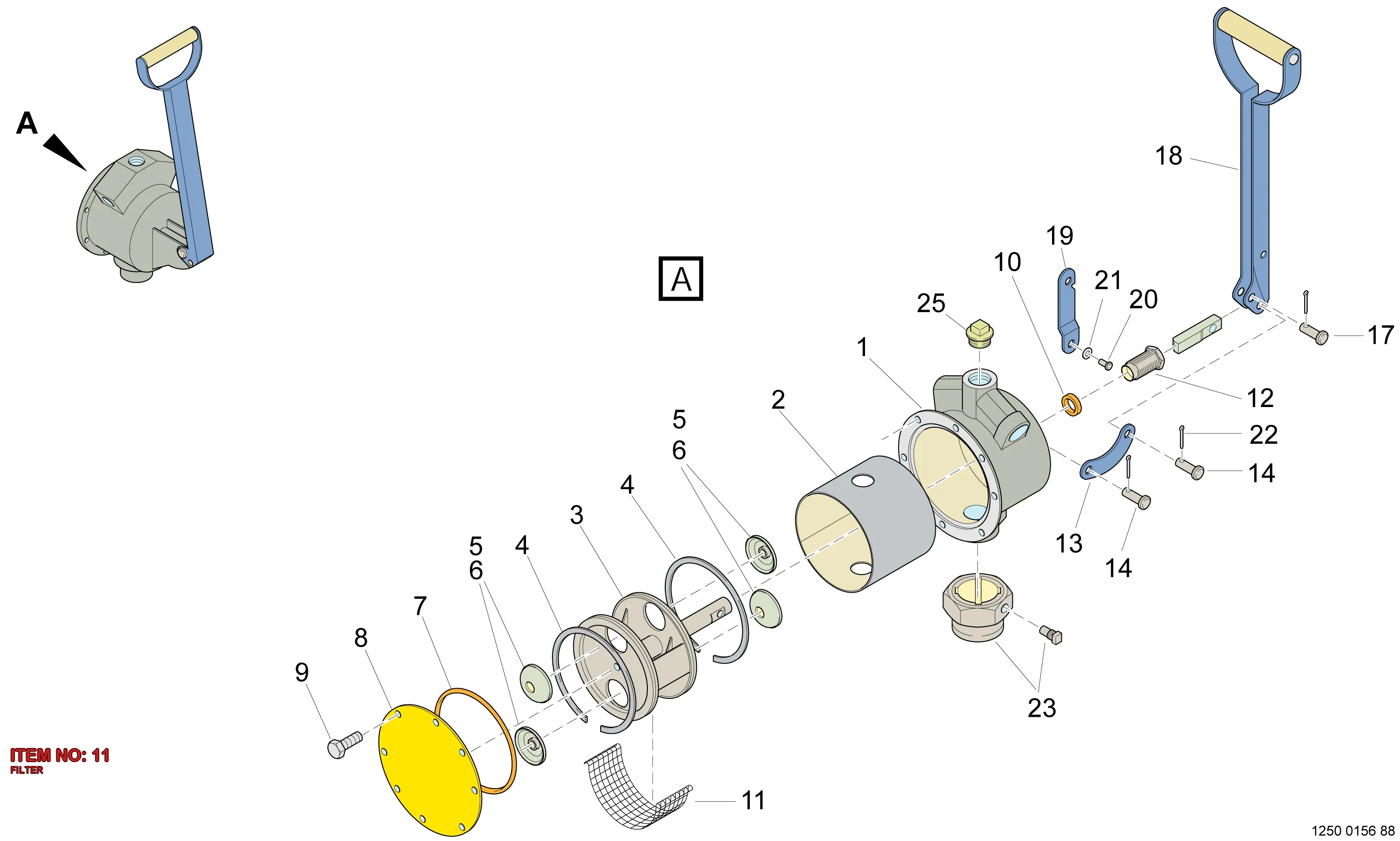 5540 7171 00 FILTER - Technical Drawing