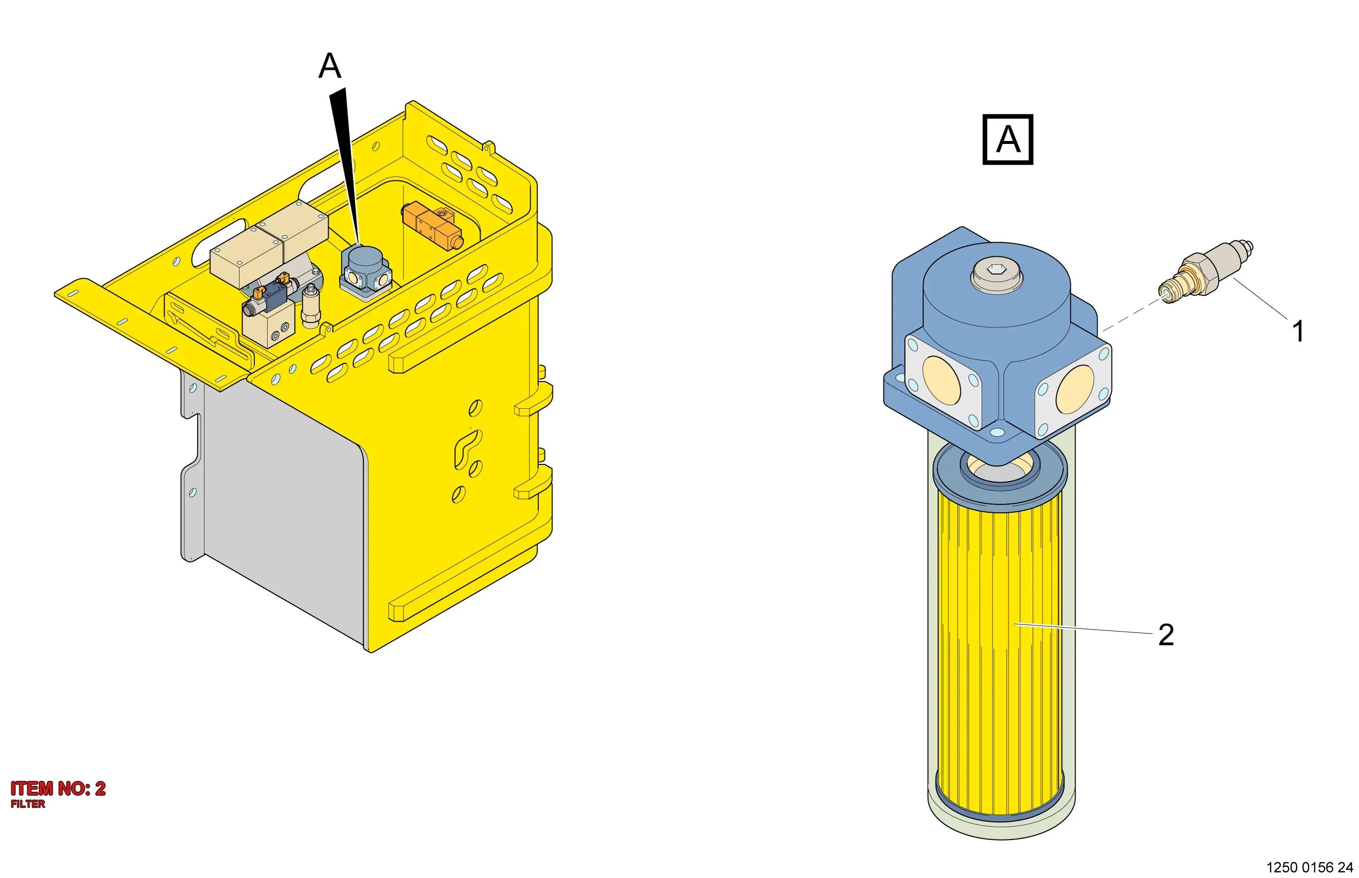 5540 7384 00 FILTER - Technical Drawing