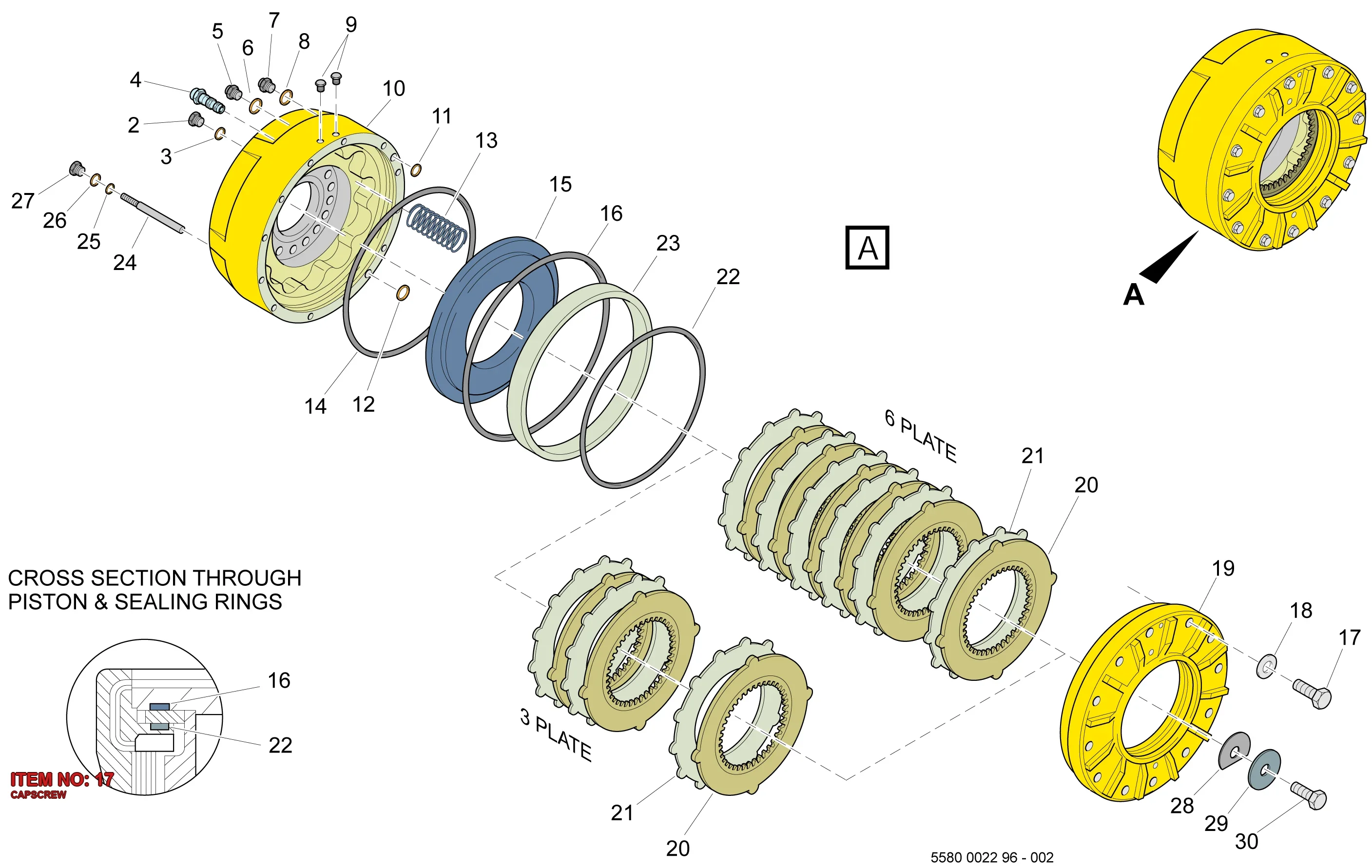 5540 9043 00 CAPSCREW - Technical Drawing