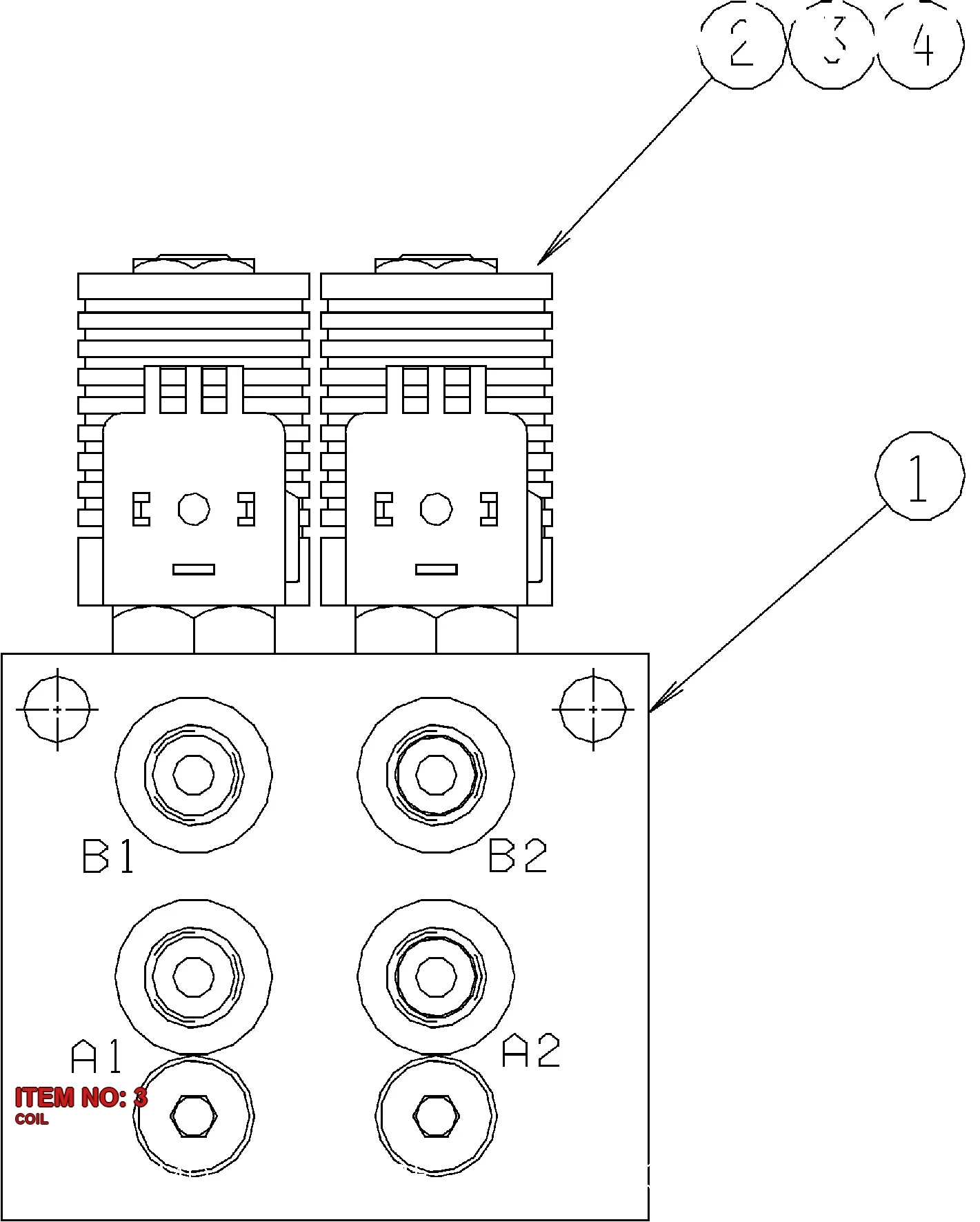 5540 9639 00 COIL - Technical Drawing