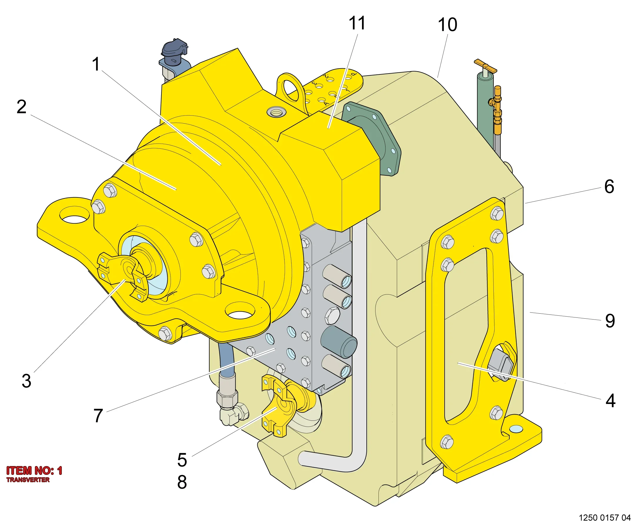 5540 9640 00 TRANSVERTER - Technical Drawing